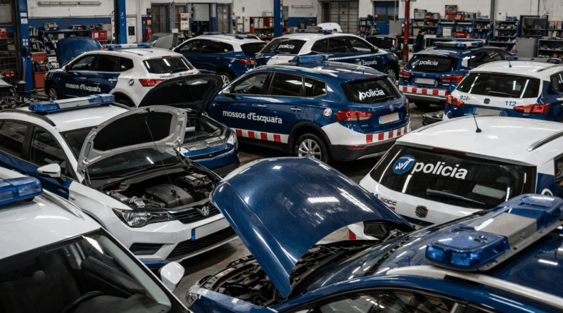 EL LAMENTABLE ESTAT DEL PARC M&Ograve;BIL AL COS DE MOSSOS D&rsquo;ESQUADRA