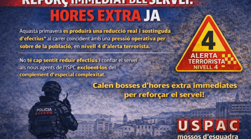 REFOR&Ccedil; IMMEDIAT DEL SERVEI: HORES EXTRA JA