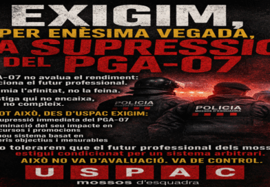 EXIGIM, PER EN&Egrave;SIMA VEGADA, LA SUPRESSI&Oacute; DEL PGA-07