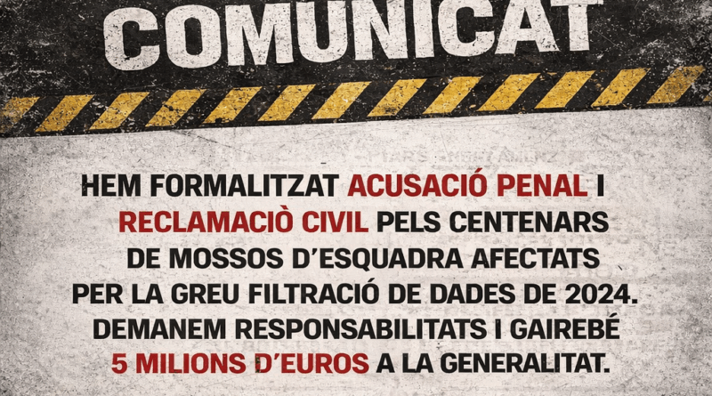 USPAC DEMANA INDEMNITZACIONS PELS AFECTATS DE LES FILTRACIONS DE 2024