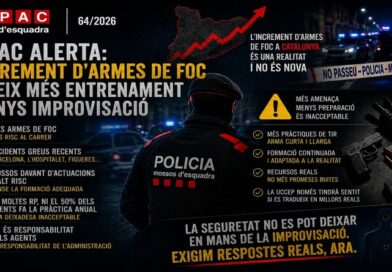 USPAC EXIGEIX M&Eacute;S FORMACI&Oacute; I PR&Agrave;CTIQUES DE TIR DAVANT L&rsquo;INCREMENT D&rsquo;ARMES DE FOC AL CARRER