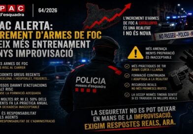 USPAC EXIGEIX M&Eacute;S FORMACI&Oacute; I PR&Agrave;CTIQUES DE TIR DAVANT L&rsquo;INCREMENT D&rsquo;ARMES DE FOC AL CARRER