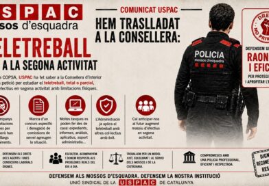 USPAC TRASLLADA A COPSA LA PROPOSTA DE TELETREBALL PER A LA SEGONA ACTIVITAT