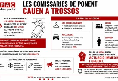 LES COMISSARIES DE PONENT CAUEN A TROSSOS