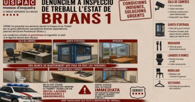 USPAC DENUNCIA A INSPECCI&Oacute; DE TREBALL L&rsquo;ESTAT DE BRIANS 1