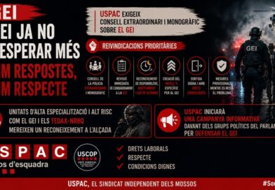 EL GEI JA NO POT ESPERAR M&Eacute;S: USPAC EXIGEIX UN CONSELL EXTRAORDINARI PER POSAR FI A UNA SITUACI&Oacute; INSOSTENIBLE