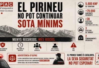 EL DEPARTAMENT ABANDONA EL PIRINEU: UNA TRENTENA D&rsquo;EFECTIUS PER COBRIR 5.800 KM&sup2;