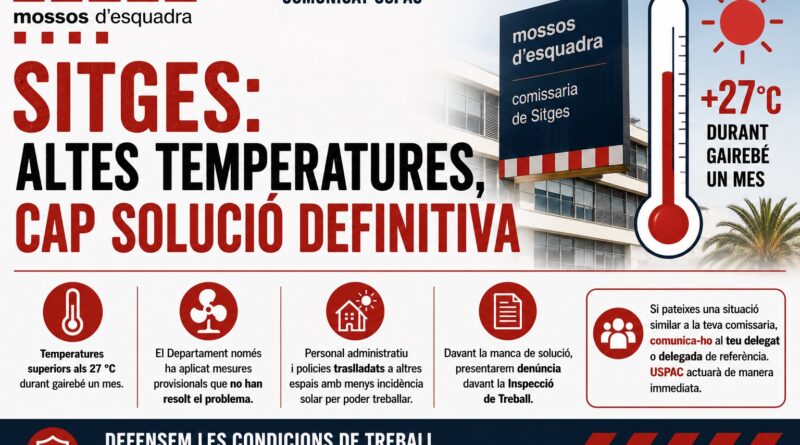 SITGES: ALTES TEMPERATURES, CAP SOLUCI&Oacute; DEFINITIVA