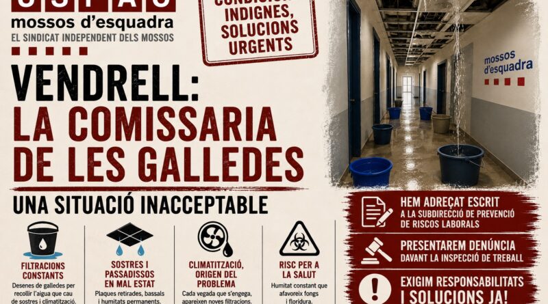 VENDRELL: LA COMISSARIA DE LES GALLEDES