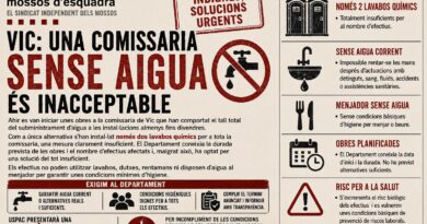 VIC: UNA COMISSARIA SENSE AIGUA &Eacute;S INACCEPTABLE