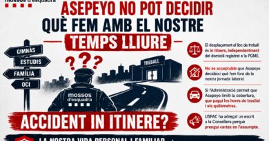 ASEPEYO no pot canviar els criteris dels accidents in itinere segons li conv&eacute;