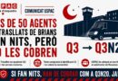 M&Eacute;S DE 50 AGENTS DE TRASLLATS DE BRIANS, SENSE COBRAR LA NOCTURNITAT QUE ELS CORRESPON