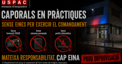 NOUS CAPORALS EN PR&Agrave;CTIQUES, SENSE EINES PER EXERCIR EL COMANDAMENT