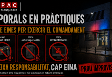 NOUS CAPORALS EN PR&Agrave;CTIQUES, SENSE EINES PER EXERCIR EL COMANDAMENT