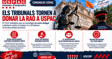 ANUL&middot;LADA UNA SANCI&Oacute; DISCIPLIN&Agrave;RIA PER NO COMPAR&Egrave;IXER A DECLARAR DAVANT LA &ldquo;DAI&rdquo;