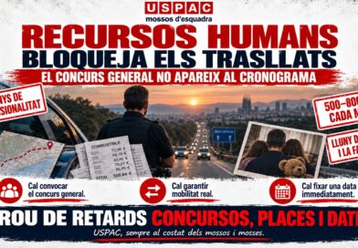RECURSOS HUMANS NO VOL QUE ELS MOSSOS TORNIN A CASA AMB LES SEVES FAM&Iacute;LIES