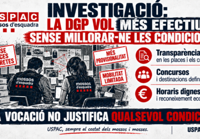 OFERIMENT D&rsquo;INVESTIGACI&Oacute;, UN &ldquo;PUEDO Y NO QUIERO&rdquo; DE LA DIRECCI&Oacute; GENERAL DE LA POLICIA