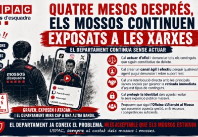 QUATRE MESOS DESPR&Eacute;S, ELS MOSSOS CONTINUEN EXPOSATS A LES XARXES