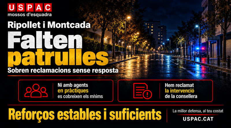 Ripollet i Montcada: falten patrulles i sobren reclamacions sense resposta
