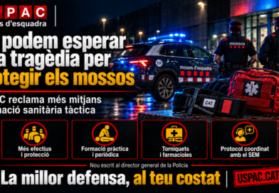 NO PODEM ESPEPAR UNA TRAG&Egrave;DIA PER PROTEGIR ALS MOSSOS